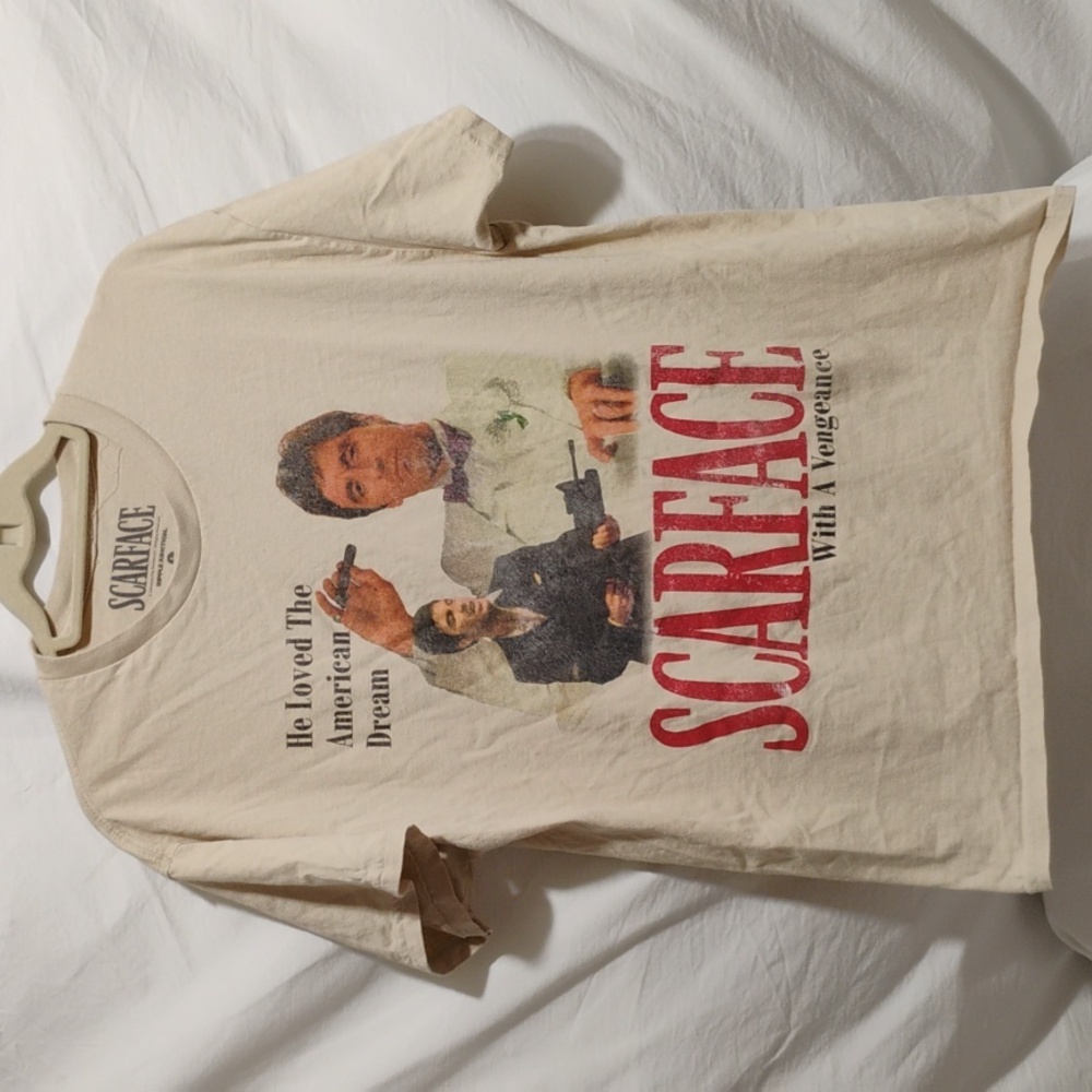 (BX17) SALE! Scarface Ripple Junction Spencers Shirt Sz.L